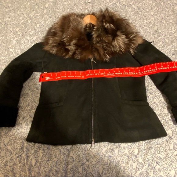 Italian fur trim shearing jacket - Picture 5 of 12